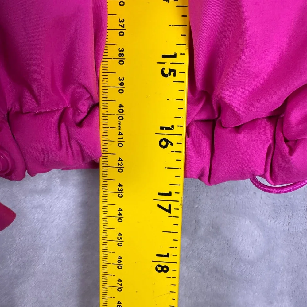 Lululemon Wunder Puff Cropped Jacket Sonic Pink Down Puffer Coat Size 6